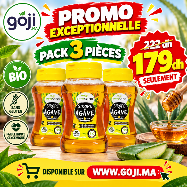 Pack 3 unités Sirop Agave Bio 3 ×425g