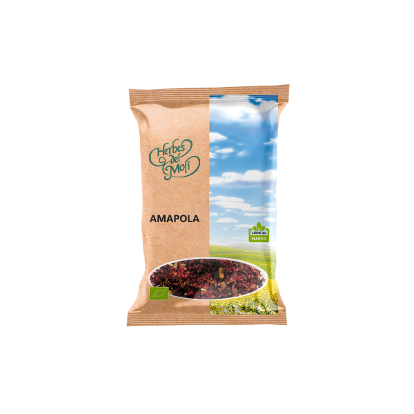 Pétales de pavot bio 20gr- Amapola - Herbes del moli