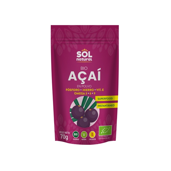 Açai en poudre 70g - SOL NATURAL