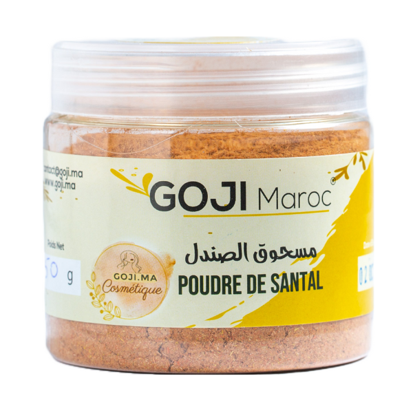 Poudre de bois de Santal entier - بودرة خشب الصندل الكامل Maroc vente en ligne epicerie Fine