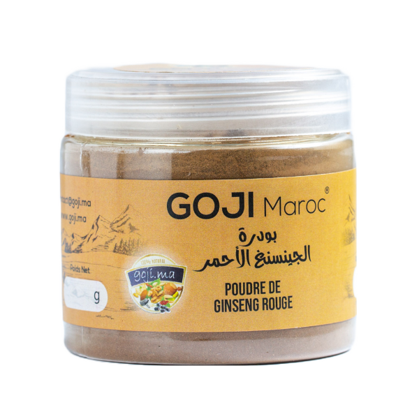 Ginseng rouge en poudre - بودرة جنسنج أحمر Maroc vente en ligne epicerie Fine
