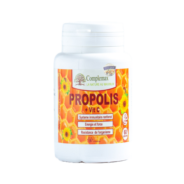 Propolis + Vit C 250mg, 60 Gélules - COMPLEMAX