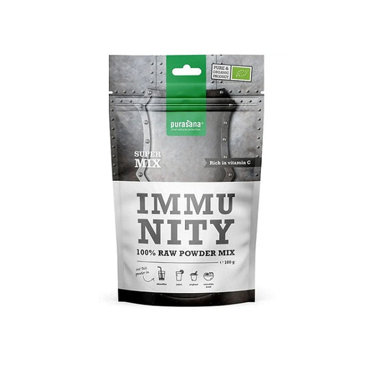 Mix Immunité en poudre, 100g - PURASANA Maroc vente en ligne epicerie Fine