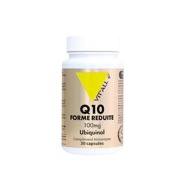 Q10 Réduit BIO 100 mg – Ubiquinol 30 gélules - Vital Plus Maroc vente en ligne epicerie Fine