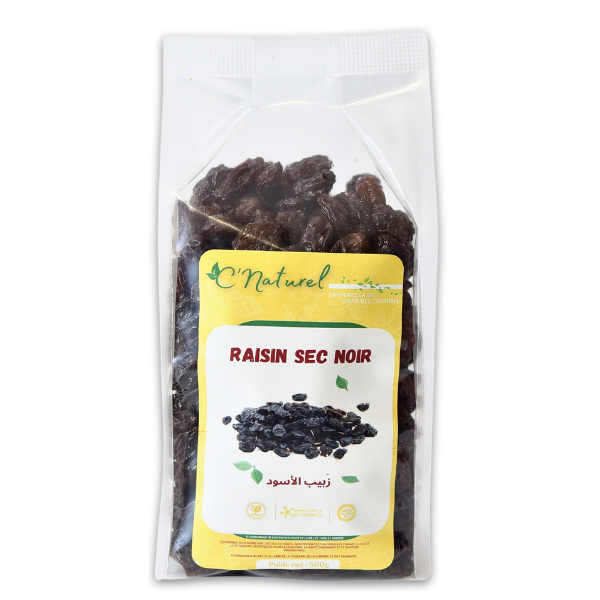 Raisins secs noirs, الزبيب الأسود - C'Naturel