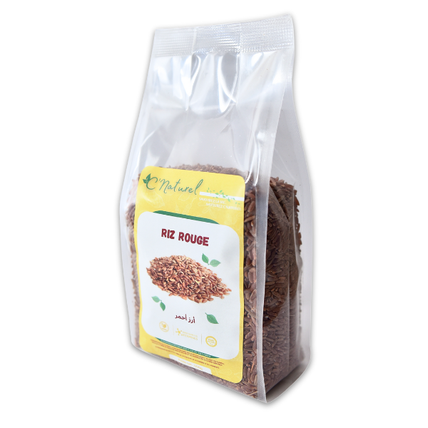 Graines de riz rouge, أرز أحمر - C'Naturel