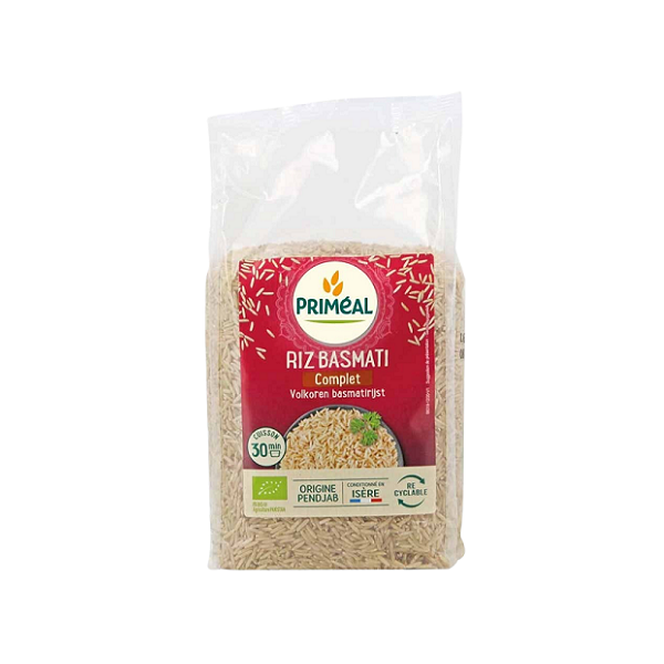 Riz Basmati complet, 500g - PRIMÉAL