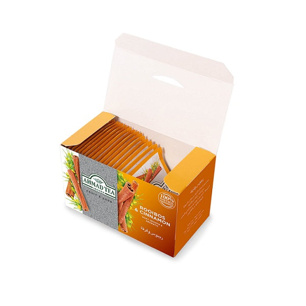 Infusion Rooibos et thé à la cannelle, 20 sachets - Ahmad Tea