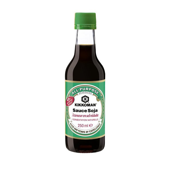 Sauce soja À teneur en sel réduite - Kikkoman Maroc vente en ligne epicerie Fine