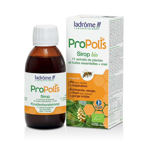 Sirop à la Propolis bio, 150ml - LADRÔME Maroc vente en ligne epicerie Fine