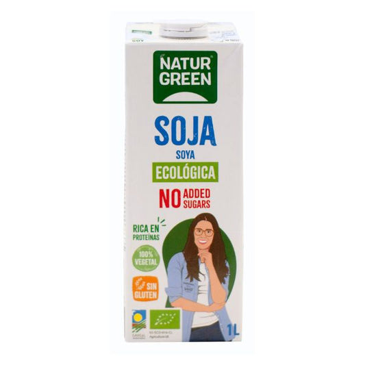 Lait de Soja Bio sans gluten 1L - NaturGreen