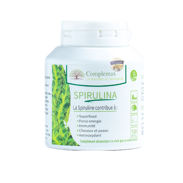 Spirulina, 120 Comprimés - COMPLEMAX