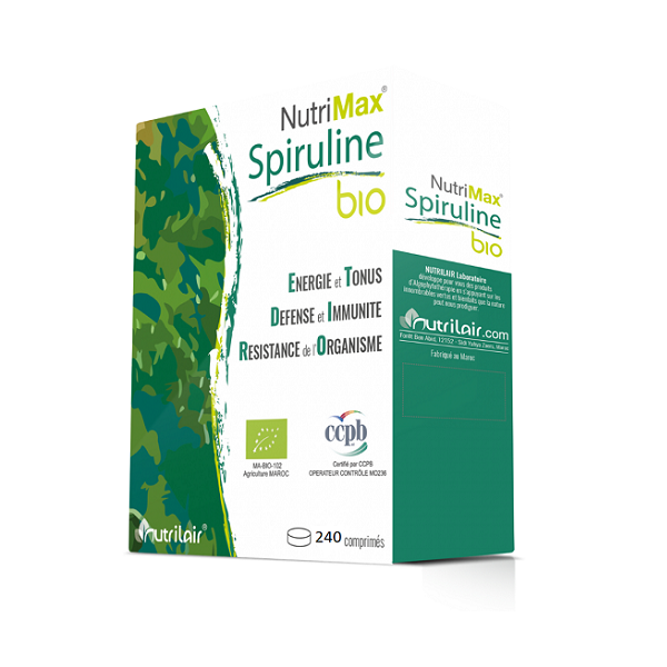 Spiruline bio en Comprimés - NUTRIMAX