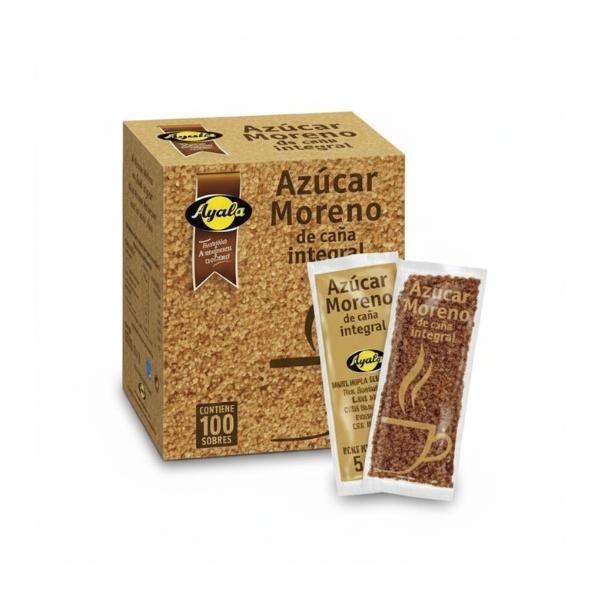 Sucre brun, 100 sachets - AYALA