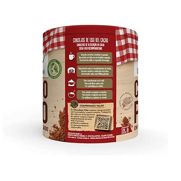 Poudre de cacao pure soluble dégraissée 0% - VALOR