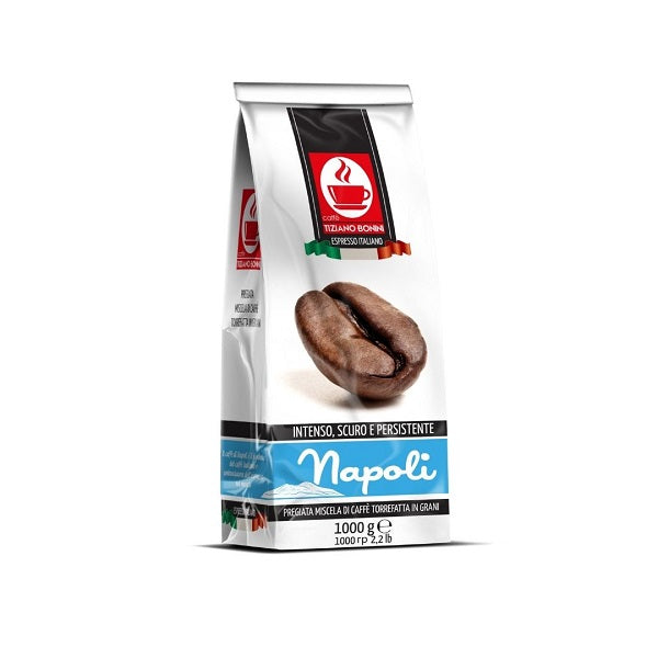 Napoli Café en Grains Torréfiés 1kg - BONINI