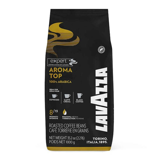 Café en grains AROMA TOP, 1Kg  (8/13) – LavAzza