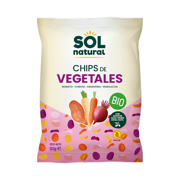 Chips de légumes à l'huile d'olive - SOL NATURAL