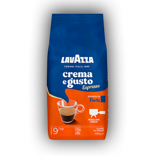 Espresso Crème et Goût café en grains, FORTE intensité 9 – Lavazza Maroc vente en ligne epicerie Fine
