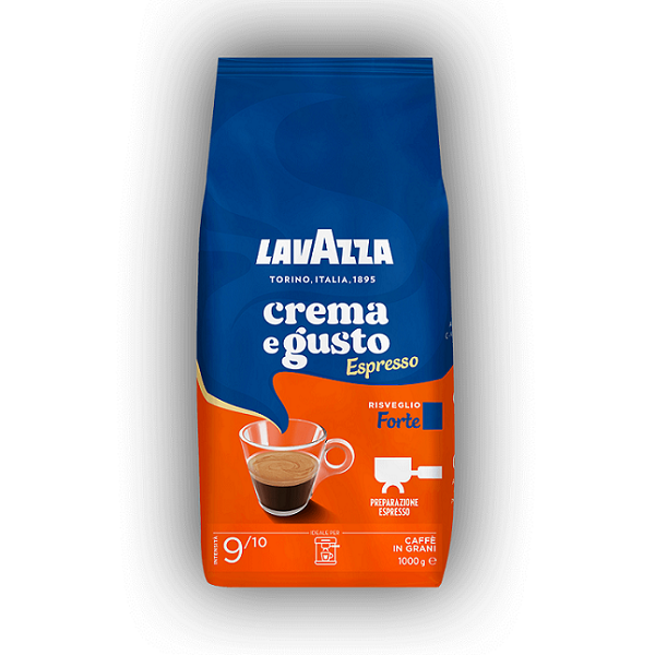 Espresso Crème et Goût café en grains, FORTE intensité 9 – Lavazza