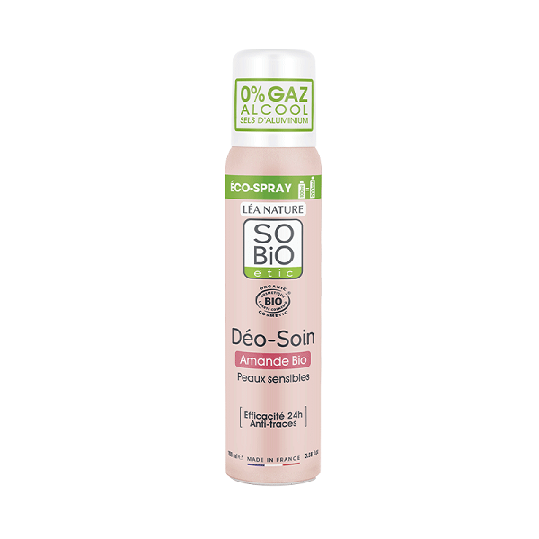 Déo-Soin éco spray amande Bio, 100ml - So' Bio ETIC