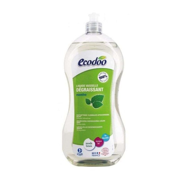 Liquide vaisselle dégraissant à la Menthe, 500ml - ECODOO Maroc vente en ligne epicerie Fine