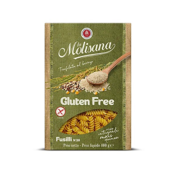 Pâtes Fusilli sans Gluten N.28, 400g - LA MOLISANA