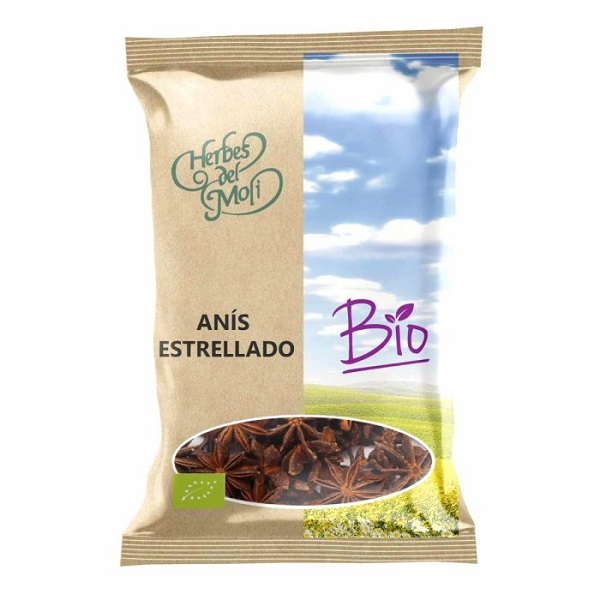 Anis étoilé (Badiane) bio 60g - Herbes del moli
