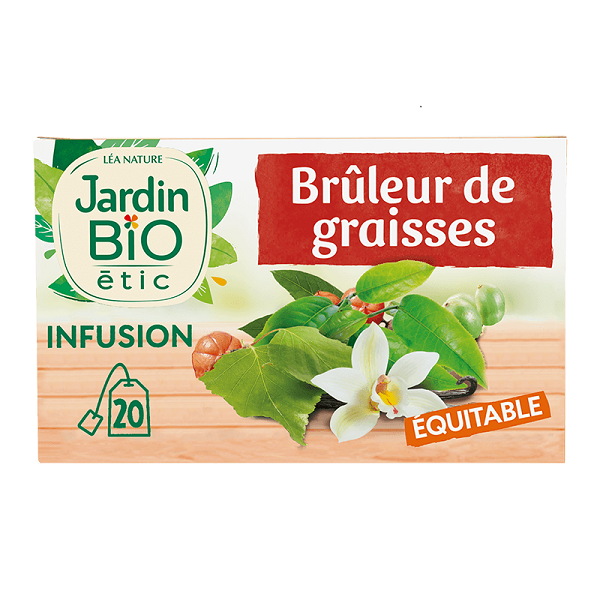 Infusion Brûleur de Graisses Saveur Vanille - JARDIN BIO