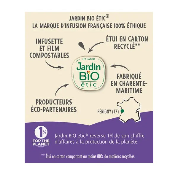 تسريب نكهة التفاح المعوية - JARDIN ORGANIC