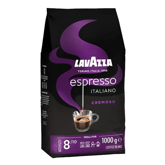 Café en grains, Espresso Italiano Cremoso (8/10), 1kg – LavAzza