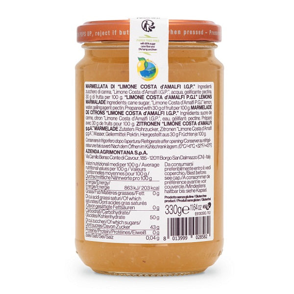 Confiture de citron I.G.P, 330g - AGRIMONTANA