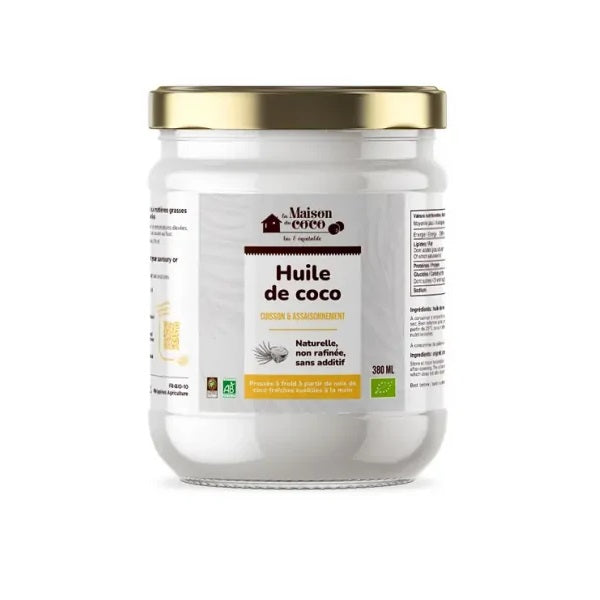 Huile Vierge de Noix de Coco bio & équitable - LA MAISON DU COCO