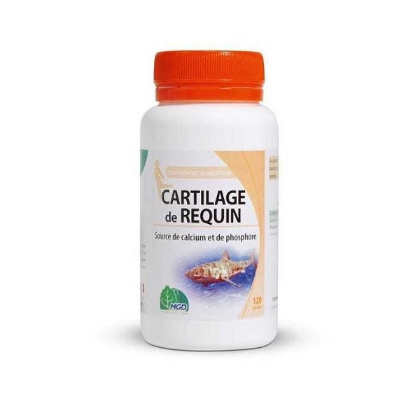Cartilage de requin, 120 Gélules - MGD NATURE Maroc vente en ligne epicerie Fine