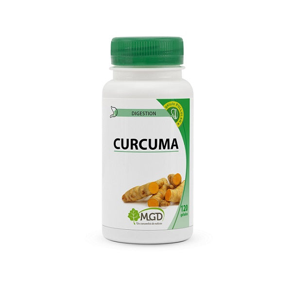 Curcuma bio, 120 Gélules - MGD NATURE
