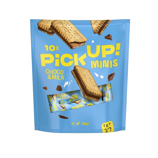 Biscuit chocolat au lait 10x106g Pick up minis - BAHLSEN