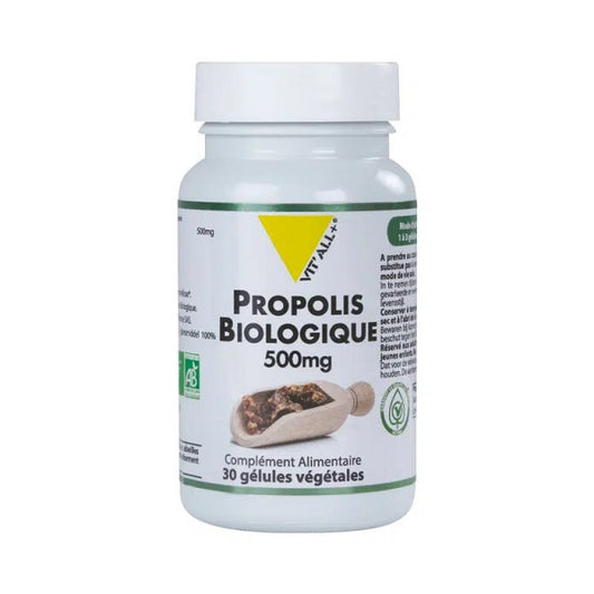 Propolis purifiée Biologique, 30 gélules - Vital Plus
