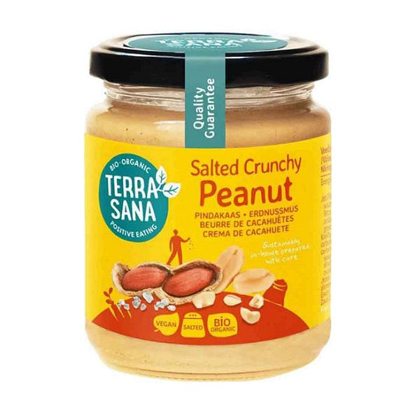 Beurre de cacahuète crunchy au Sel de Himalaya - TERRASANA