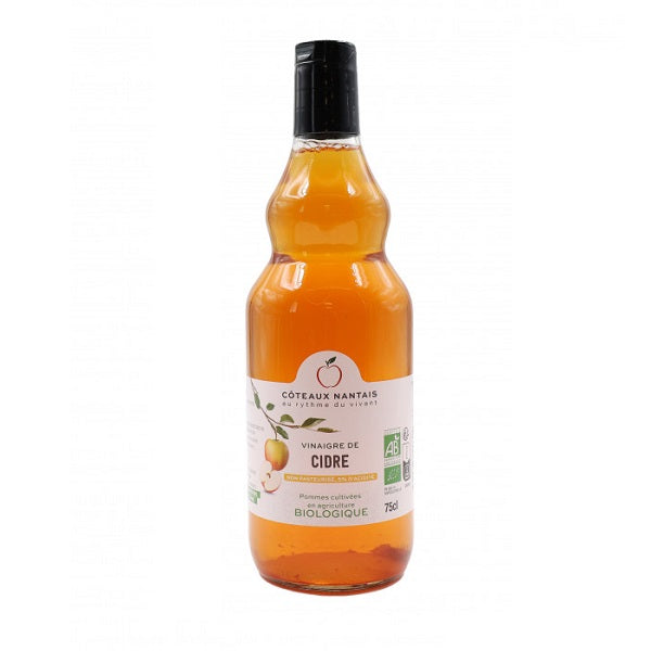 خل التفاح غير المبستر، حموضة 5% - Côteaux Nantais