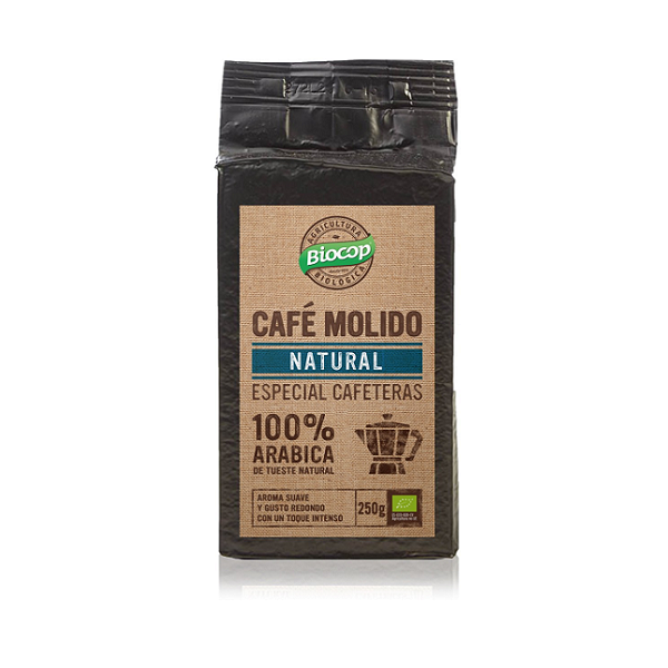 Café moulu bio100% Arabica 250g - Biocop
