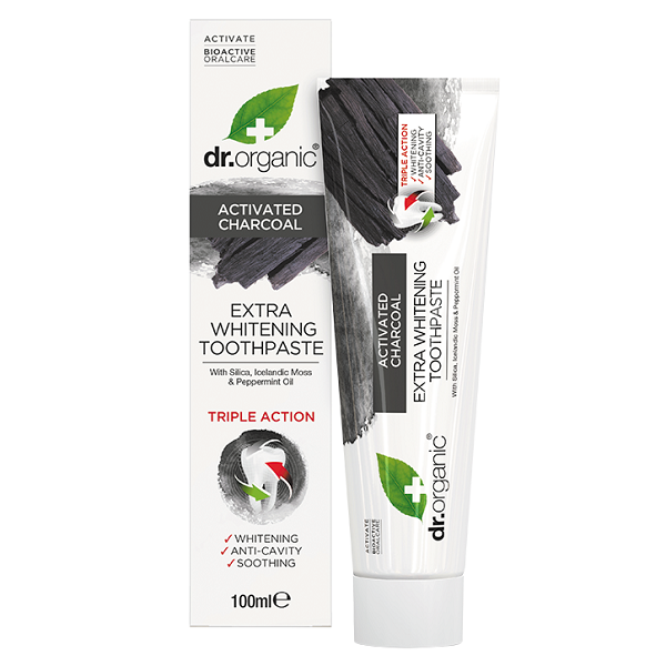 Dentifrice au charbon actif - Dr. Organic