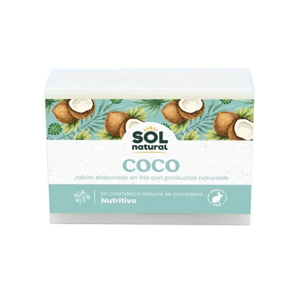 Savon Naturel de coco bio 100g - Sol Natural