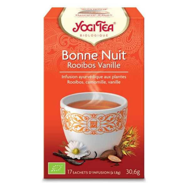 Infusion Bonne Nuit Rooibos Vanille - Yogi Tea