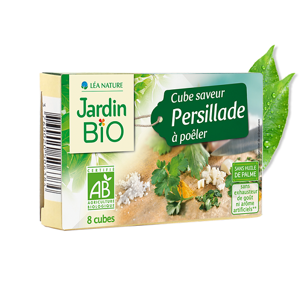 Bouillon de cube saveur persillade Jardin Bio 8 cubes