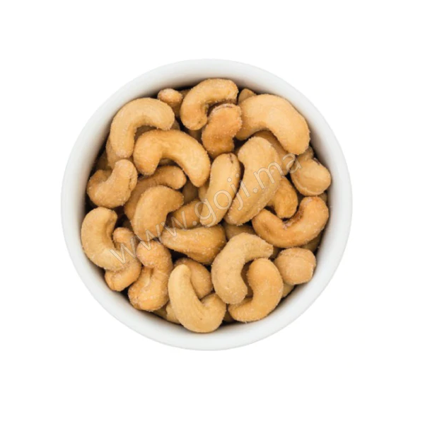 Noix de cajou grillées au sel - (كاجو مكلي مملح)