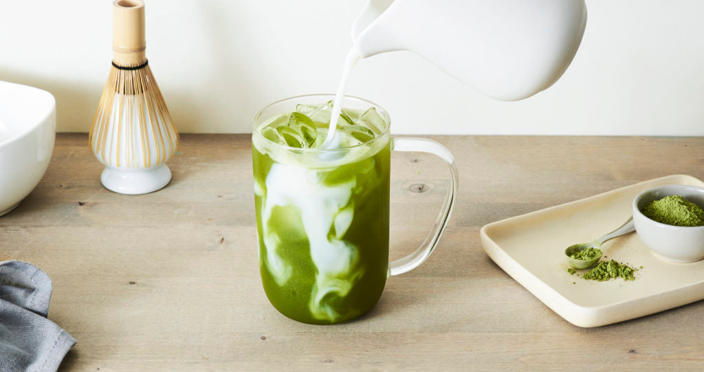 LATTE AU THE VERT MATCHA (FROID OU CHAUD)