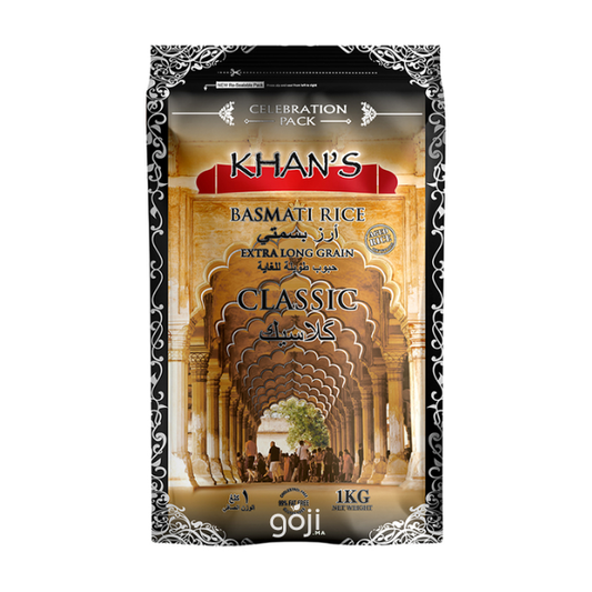 Riz Basmati Classic Extra Long Grain, 1kg – KHAN’S