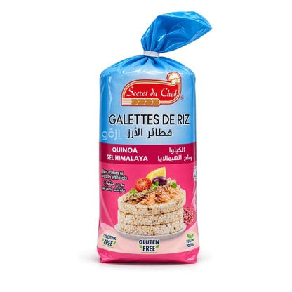 Galettes de riz au quinoa & sel de l’Himalaya, 110g – Secret du Chef