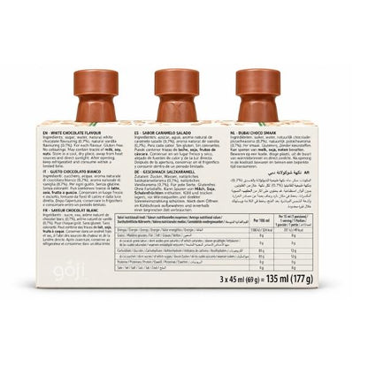Coffrets de Sirops Gourmet pour Café, Assortiment de 3 Saveurs - GOURMET