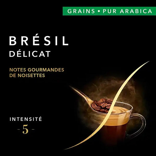 Café en grain Brésil, intensité 5 Délicat, 900g - L'OR